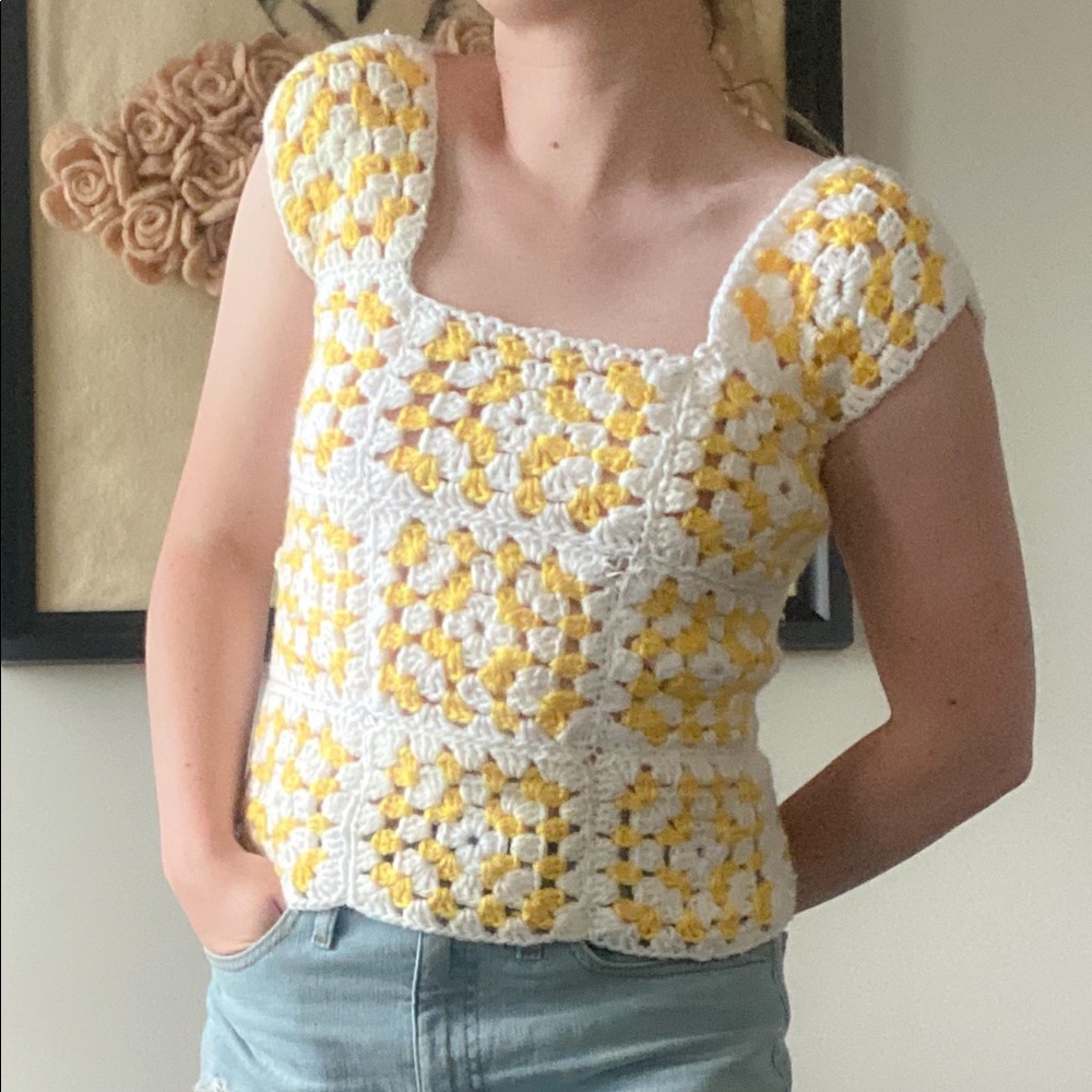 Vintage crochet top